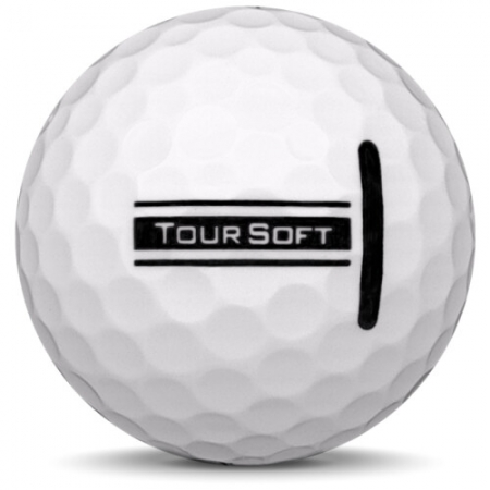Piłka golfowa Titleist Tour Soft W modelu rocznym 2025.